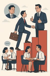 climbing career ladder ~ managing team ~ managing upward ~ sales manager training