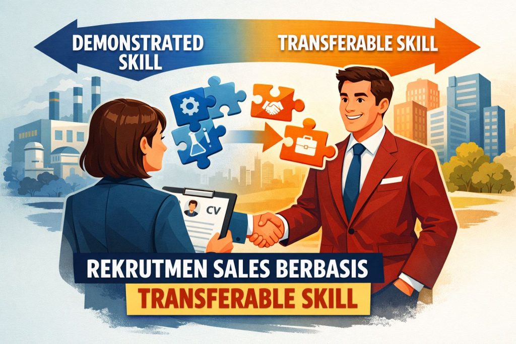 rekrutmen sales berbasis transferable skill ~ pelatihan sales terbaik